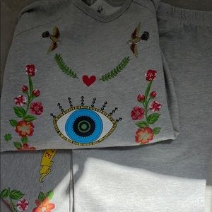 NEVER WORN: Sweatpants + crew neck set